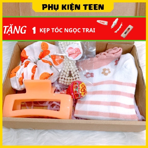 Set quà mini dễ thương tặng bạn gái bạn thân em gái ý nghĩa theo tone màu tongkhophukienteen