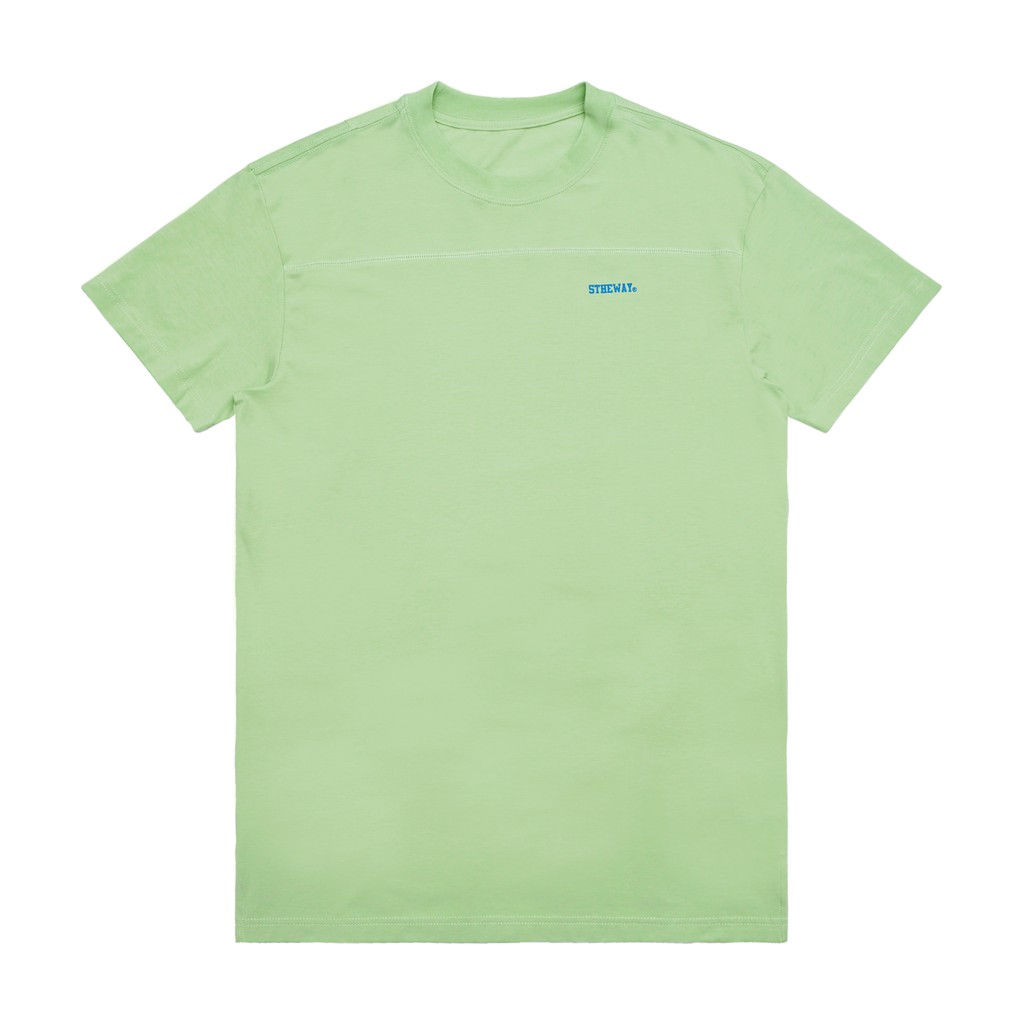5THEWAY® MINI LETTER LONGLINE TEE™ in RESEDA aka Áo Thun Xanh lá Tay Ngắn