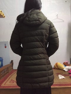Áo phao quảng châu dáng dài