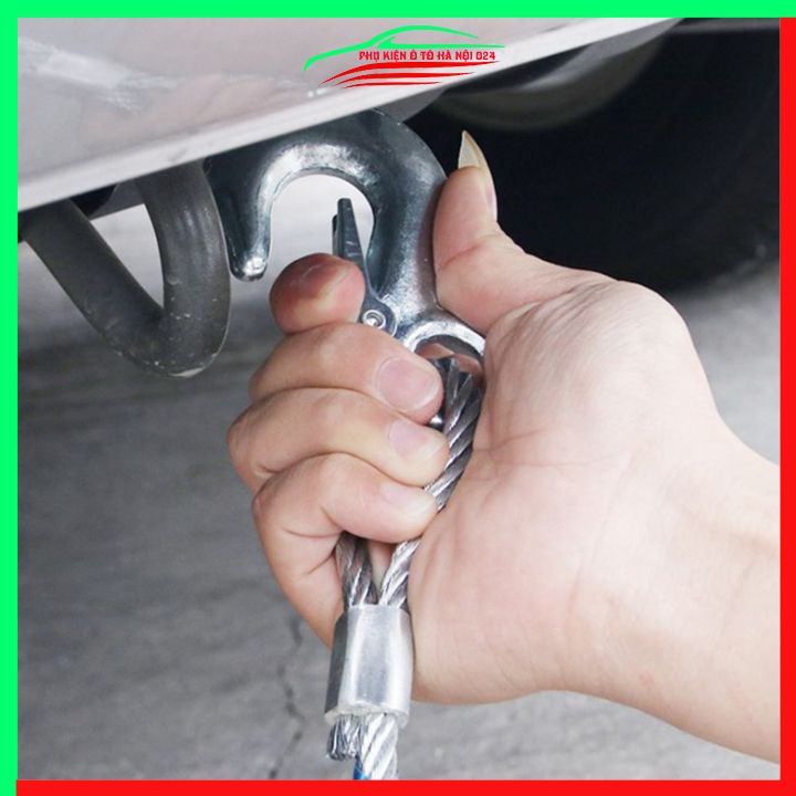 Dây cáp cứu hộ ô tô 4m kéo 3 Tấn