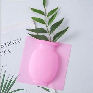 Bình hoa Silicon dán tường