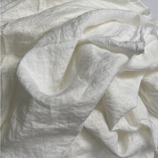 Vải linen, tưng trắng ngà washed chính phẩm