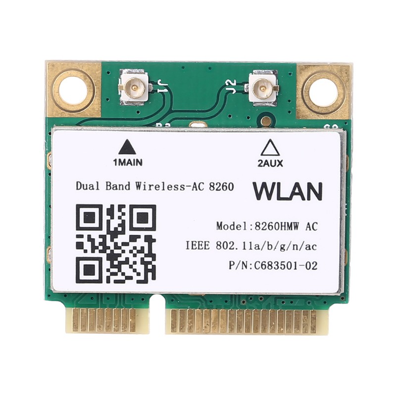 Card Wifi 5g Dual Band 8260hmw Ac Mini Pci-E 1200m Wifi-Fi + Bluetooth 4.2 | BigBuy360 - bigbuy360.vn