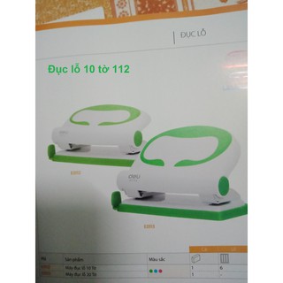 Máy đục lỗ - Deli 10/25/35 tờ