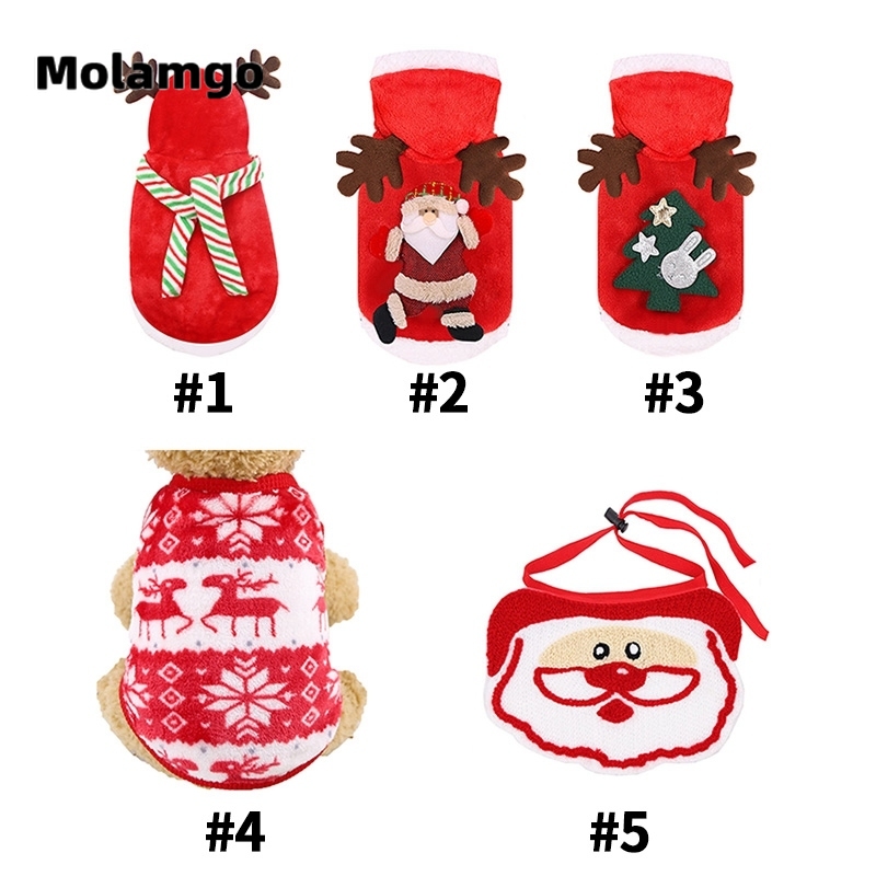 Trang phục Giáng Sinh dễ thương cho thú cưng