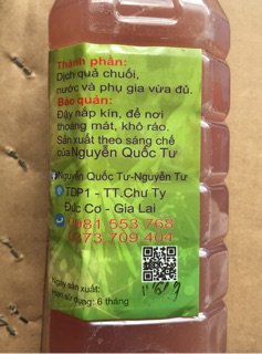 Dịch chuối thần dược cho Phong lan 1 lít