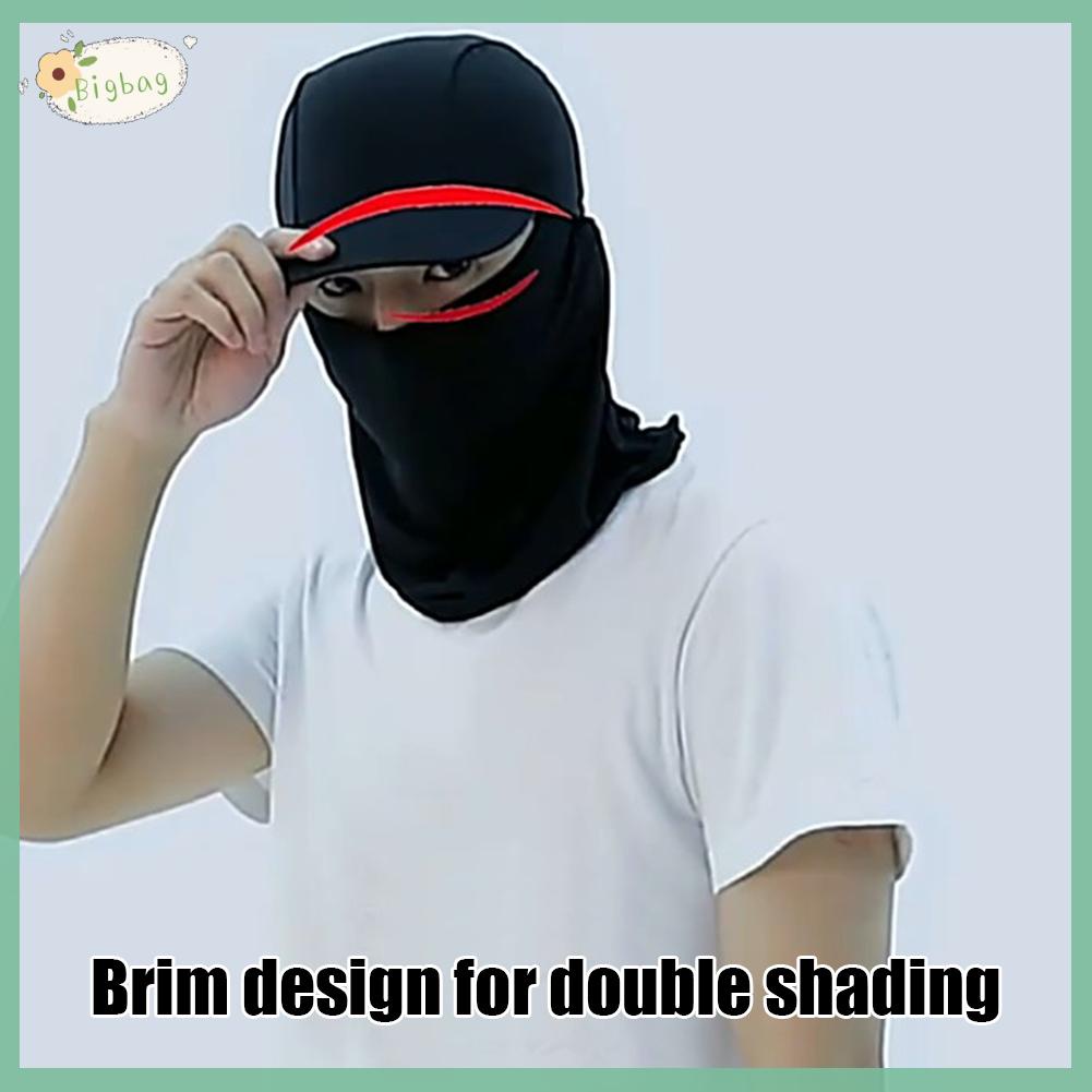 Mũ trùm đầu vành rộng chống nắng thoáng khí tiện dụng cho đi câu cá