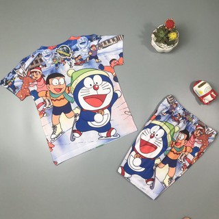 Set đồ bộ in 3d cho bé từ 10-40 ký