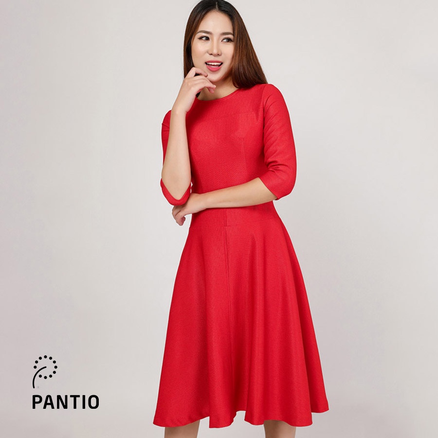 Đầm dạo phố tay lỡ thiết kế đơn giản FDP92178 - PANTIO