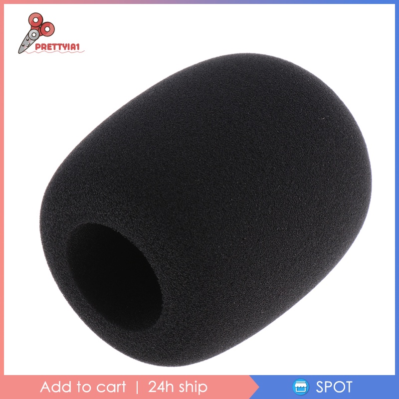 Large Size Microphone Mic Sponge Foam Cover Mic for Condenser Mic 5cm Dia
