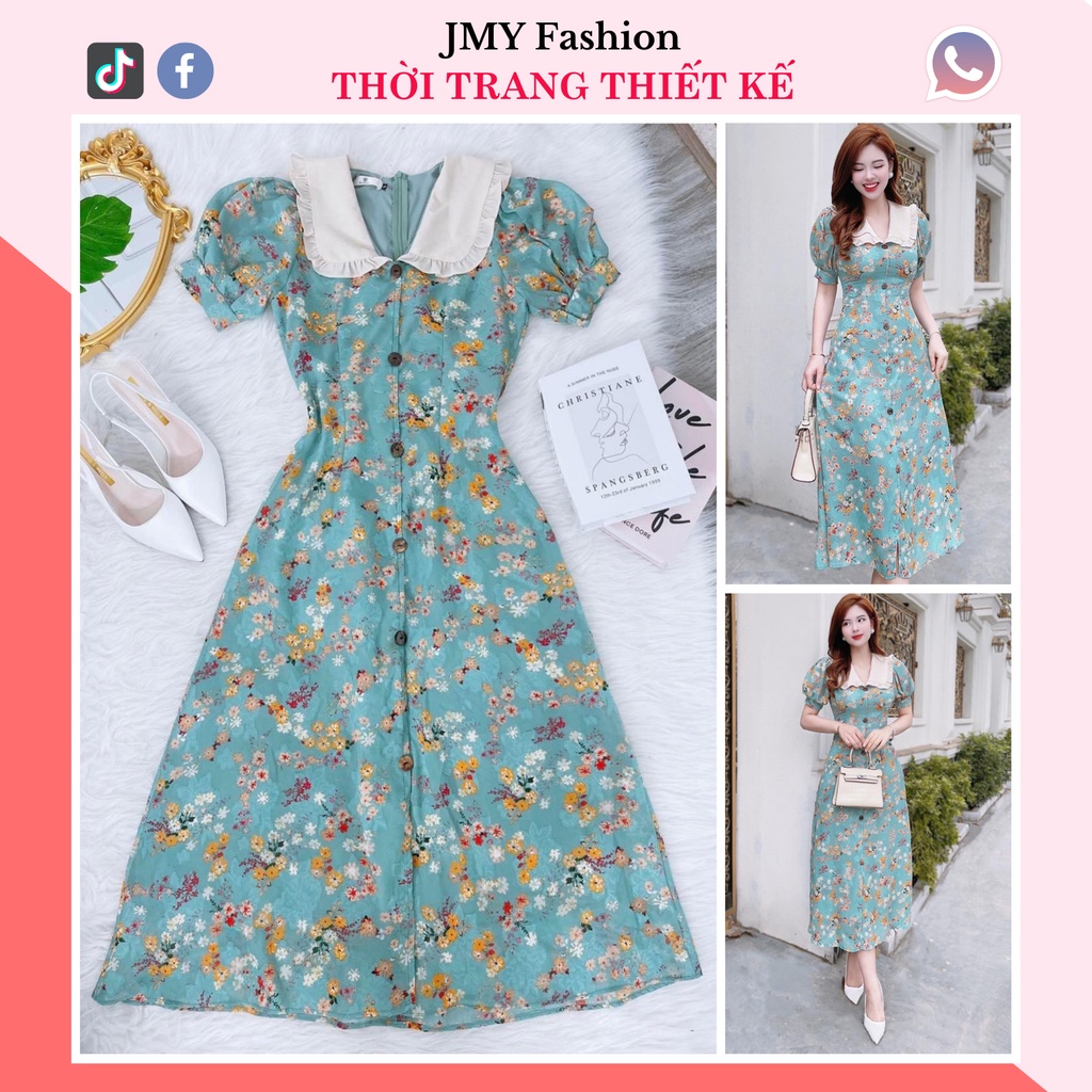 váy hoa nhí thiết kế cao cấp - TH Hà Thanh