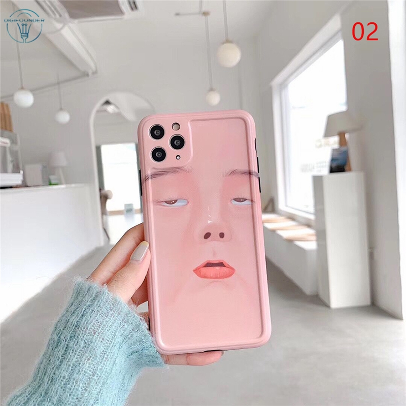 DG Anti-fall Silicone emoji mobile phone case For iphone 11 Pro Max XR X XS Max iphone SE 6 7 8 Plus Back Cover Soft Cases