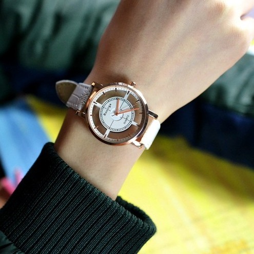 Đồng hồ thời trang nam nữ ROSIVGA dây da đẹp, kiểu dáng độc lạ | BigBuy360 - bigbuy360.vn