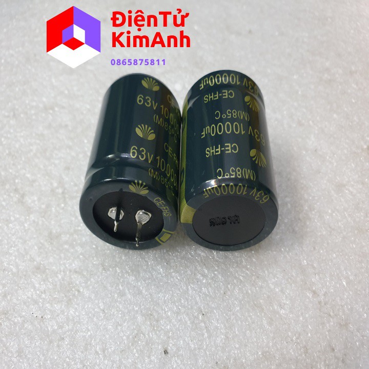 2 Tụ nguồn 10000uf-63v Dae woo