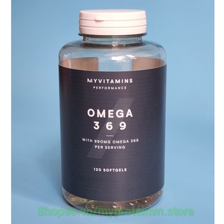 𝐌𝐲𝐯𝐢𝐭𝐚𝐦𝐢𝐧𝐬 - viên uống dầu cá 𝐎𝐦𝐞𝐠𝐚 𝟑-𝟔-𝟗 - lọ 120 viên