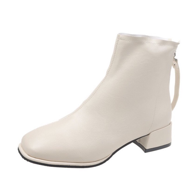 (ORDER) Bốt da mềm cổ lửng khoá sau BIG SIZE 35-43 | BigBuy360 - bigbuy360.vn