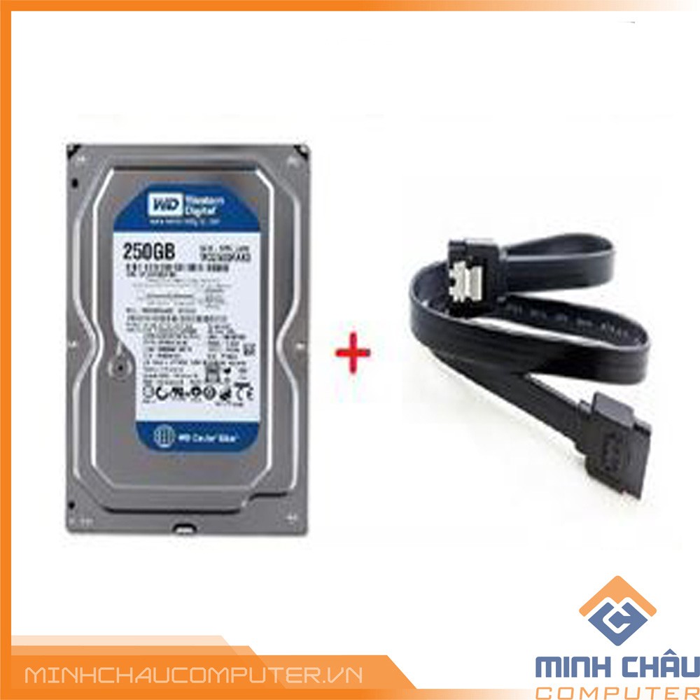 Ổ cứng HDD 250GB Western - Tặng cáp sata 3.0 - Hàng tháo máy đồng bộ mới 98% - Bảo hành 24 tháng | BigBuy360 - bigbuy360.vn