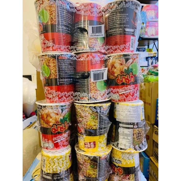 LỐC 6 LY MỲ TÔM CHUA CAY MAMA 60G THÁI LAN