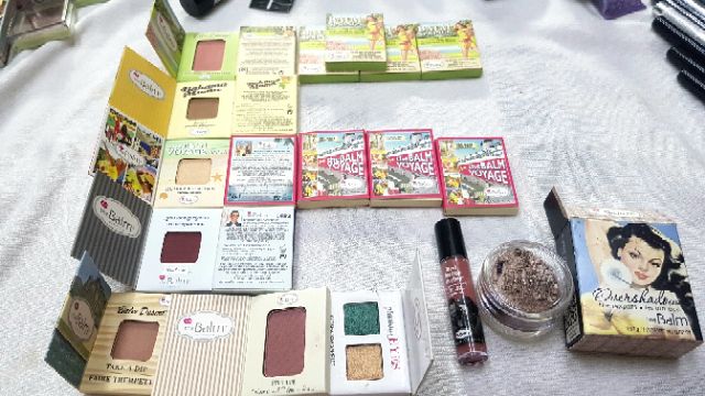 Lô Màu mắt + má hồng The Balm Mini