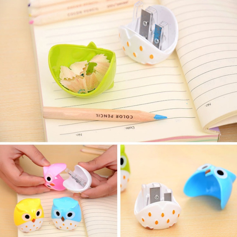 Đồ Chuốt Bút Chì Cầm Tay Hình Chim Cú Dễ Thương