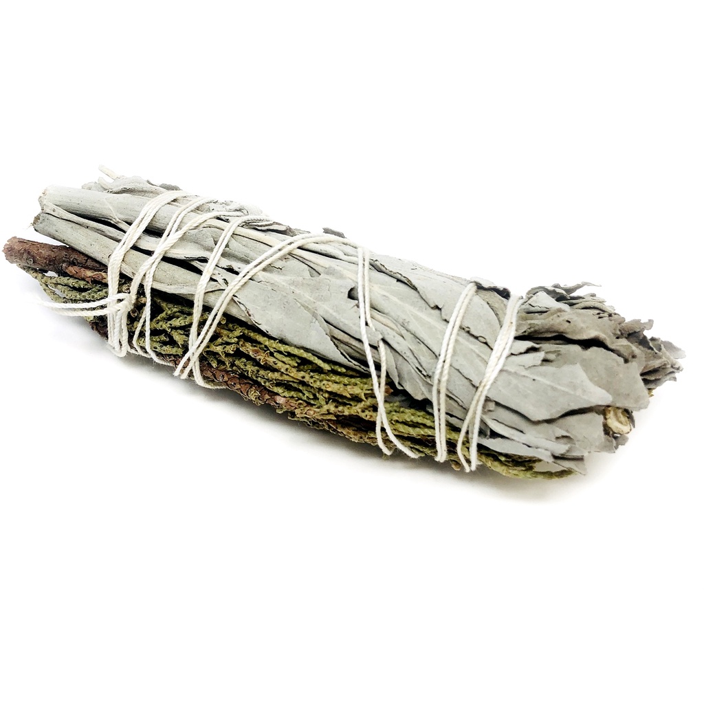 Xô thơm bách xù các loại (Juniper sage smudge stick)