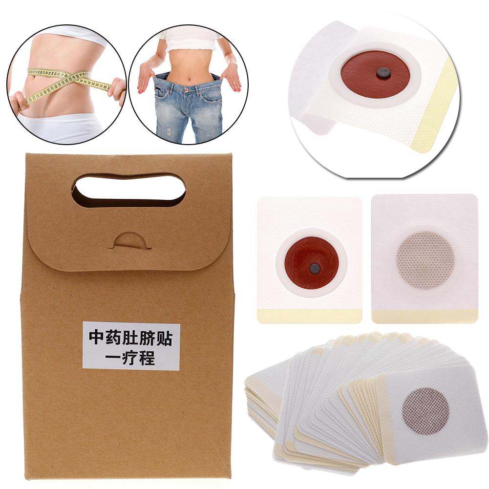 40 cái Bộ Mạnh Nhất Miếng Dán Giảm Béo Mỏng Từ Tính Chế Độ Ăn Uống Giảm Cân Detox Miếng