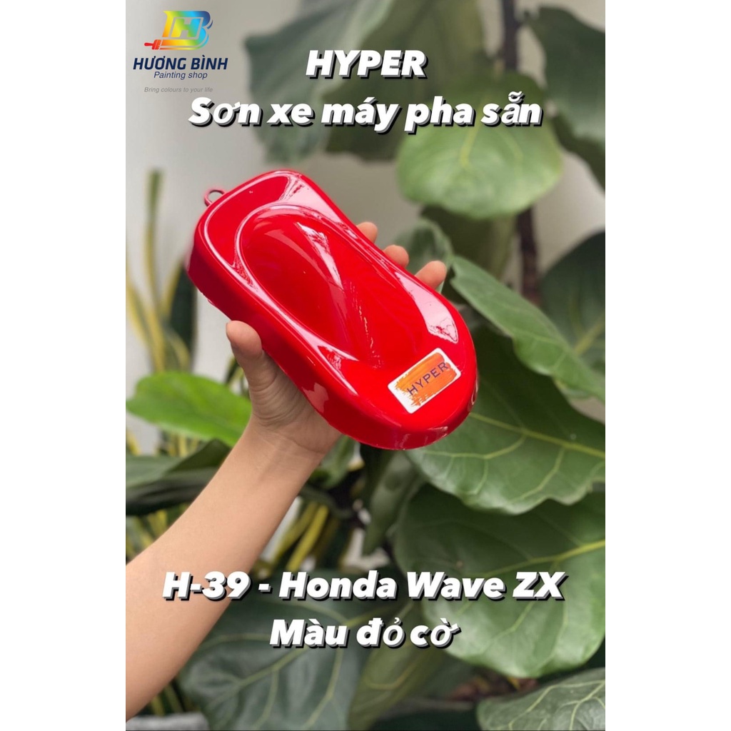 Sơn ôtô, xe máy HYPER H39 màu Đỏ Tươi (250ml)