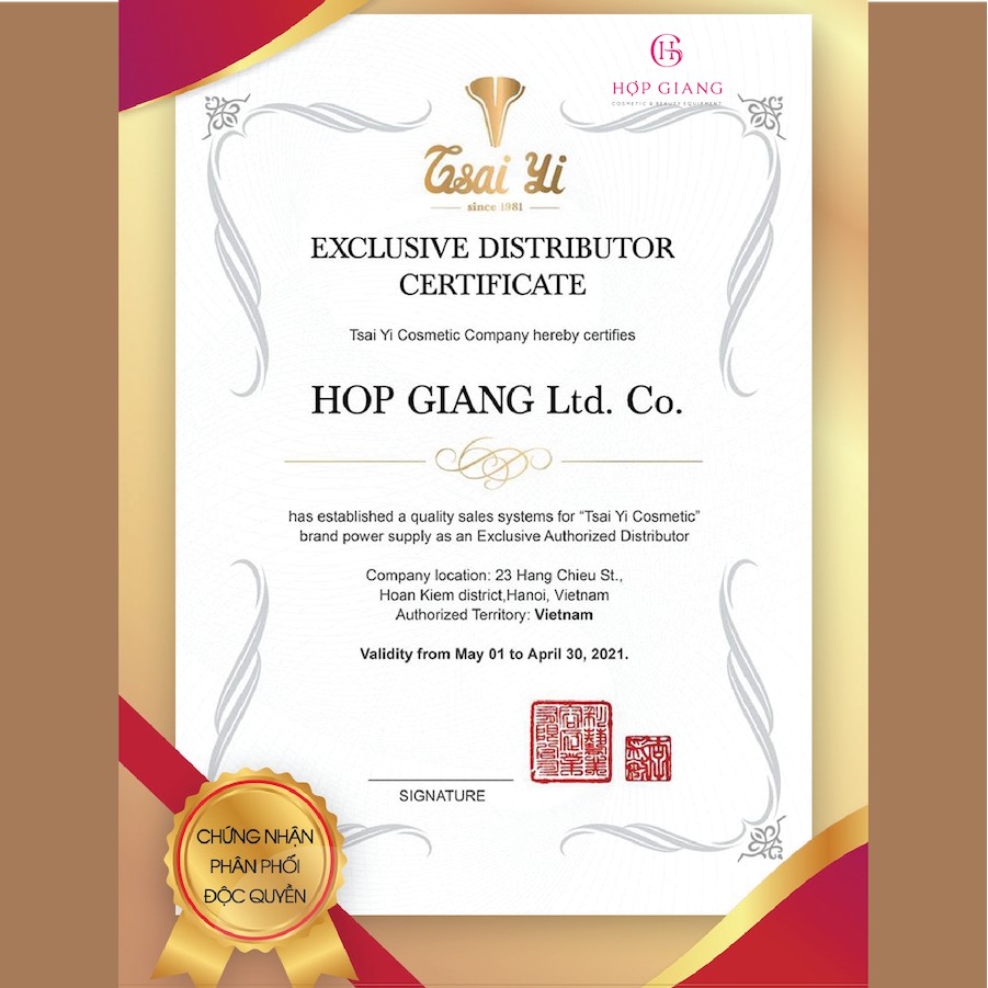 Mực xăm TSAI YI chính hãng Đài Loan lên màu siêu chuẩn, mực bám màu nhanh