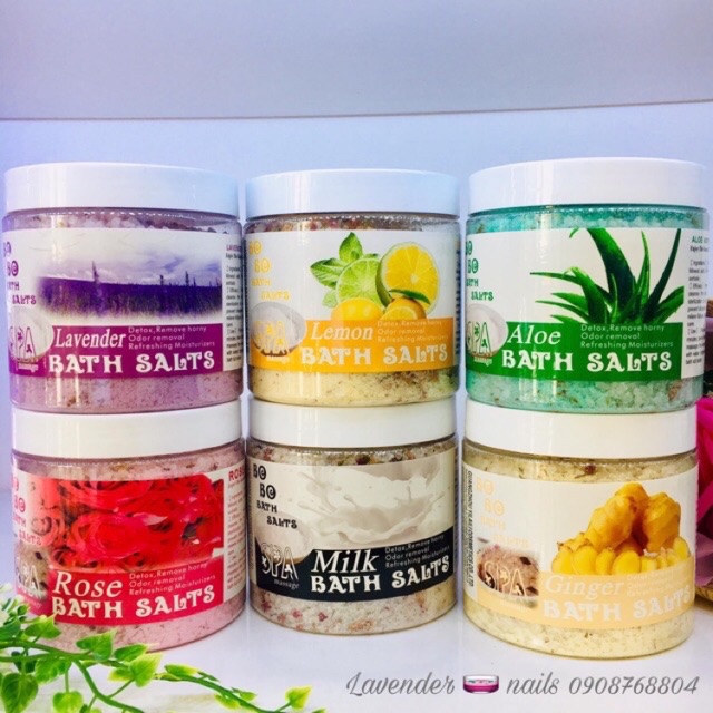 Muối ngâm chân - Spa- Bath salts