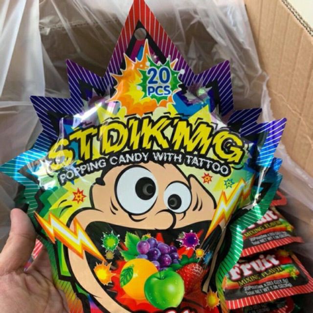 Kẹo Nổ Striking Popping Candy 30gr (Gói to gồm 20 gói nhỏ)