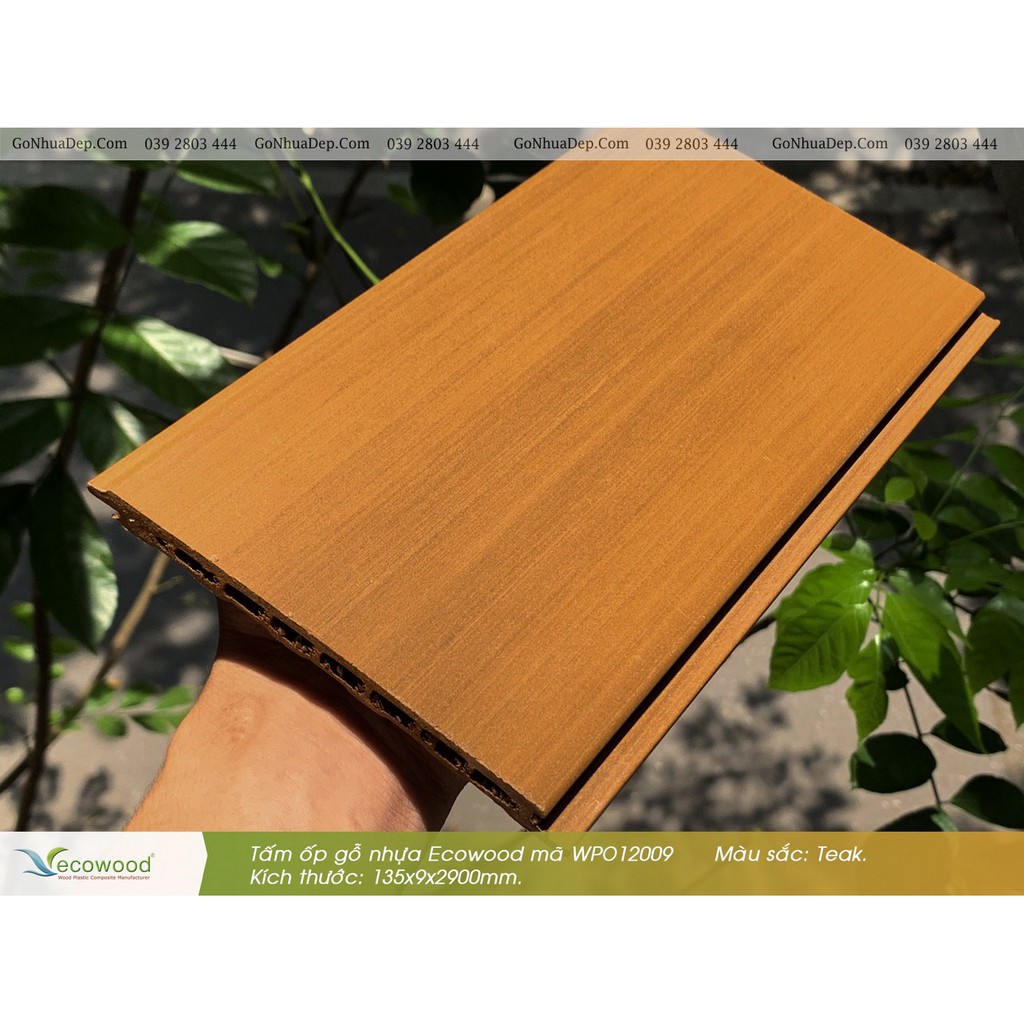 Gỗ nhựa cao cấp, tấm ốp phẳng, tấm gỗ composite WPO-9515 (738K/m2) Đà Nẵng