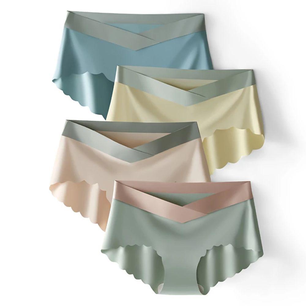 Quần Lót Vải Lụa Mát Cỡ Lớn Thoải Mái Thời Trang Cho Nữ