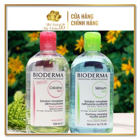 _ Tẩy trang Bioderma nội địa Pháp 500mL