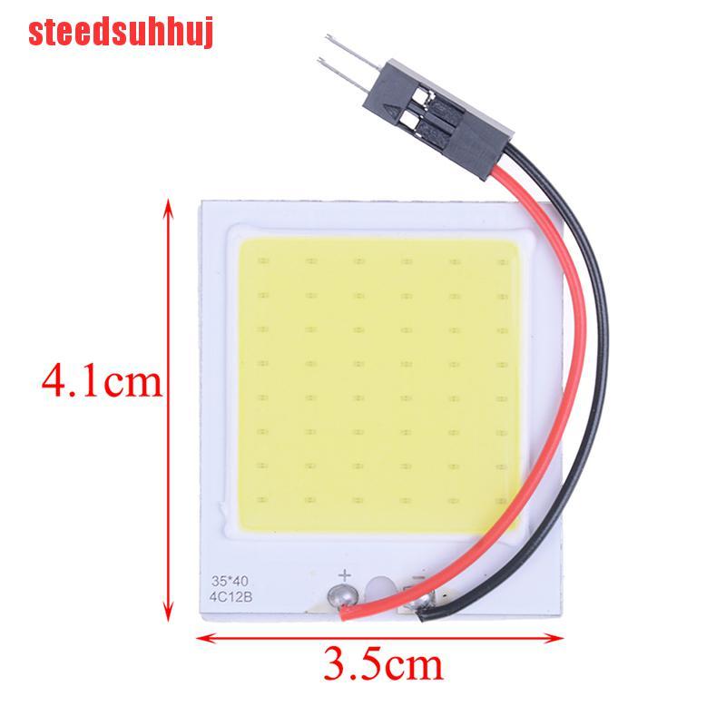 Bảng Đèn Led 48 Smd Cob 3w 12v Ánh Sáng Trắng Gắn Trần Xe Hơi