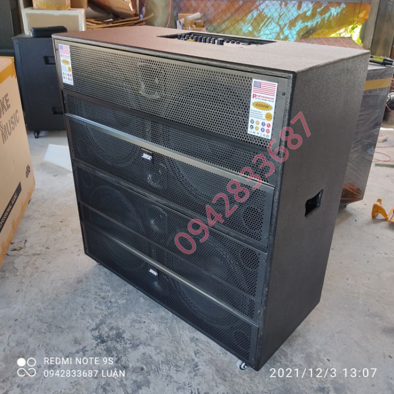 Loa Kéo Siêu Khủng 4 Loa 4 Tấc Reverb DSP