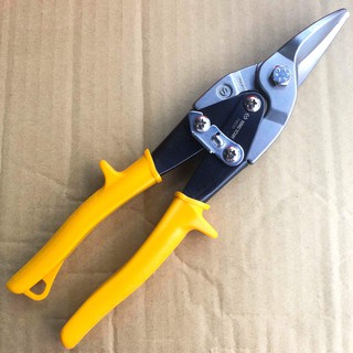 Kéo cắt tole 10” cao cấp Kingtony mũi thẳng cán vàng