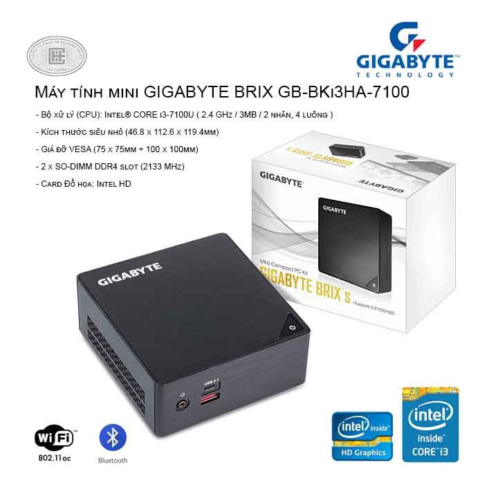 Máy tính mini GIGABYTE BRIX GB-BKi3HA-7100