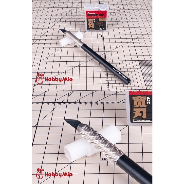 Dụng cụ mô hình Hobby MIO Cán + lưỡi dao kỹ thuật Metal Pen Knife Narrow Blade Set