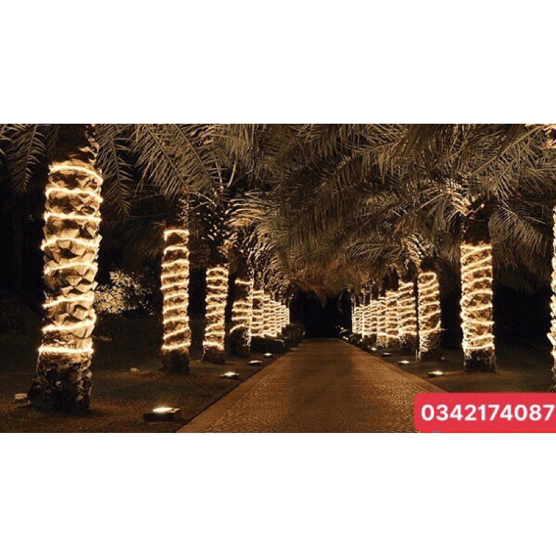 Led dây 5730 Hai hàng bóng xéo, Màu vàng, trắng siêu sáng