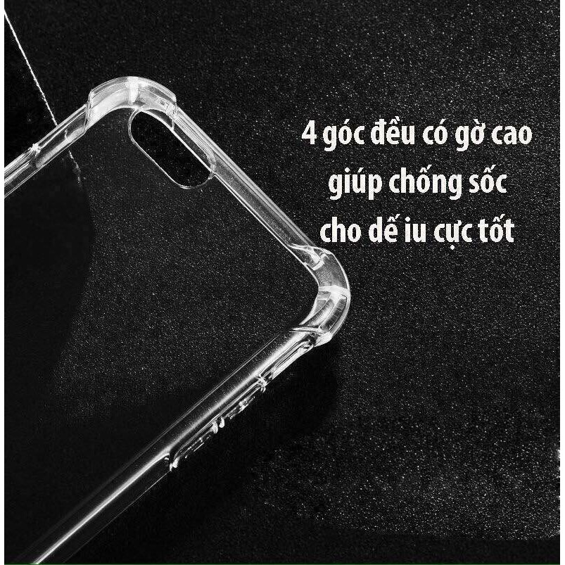 Ốp chống sốc trong suốt cao cấp IPhone 6 đến 12 Pro Max