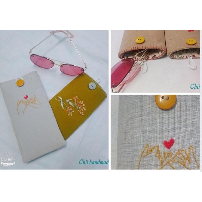 TÚI ĐỰNG KÍNH MẮT HANDMADE BẰNG VẢI LINEN