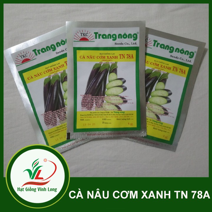 Hạt giống Cà nâu cơm xanh TN 78A