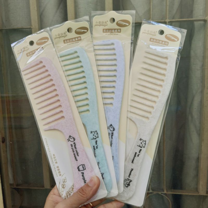 Lược thưa chải tóc màu nhạt mã 078 (được chọn màu)