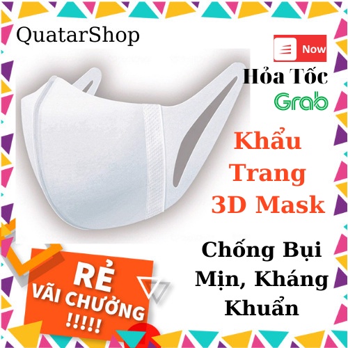 Khẩu trang Y Tế 3D mask Monji kháng khuẩn 3 lớp quai co dãn 4 chiều rộng rãi thoáng khí ,lọc mùi,Lọc Bụi Bẩn - Hot 2022