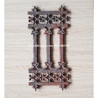 Phụ kiện sắt mỹ thuật STKK hoa gang đúc ghép phù hợp làm lan can