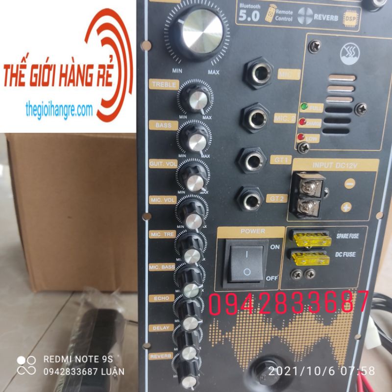 Mạch Loa Kéo Reverb 40 Đôi 600w Max 15x35