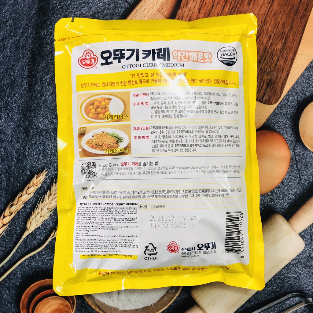 BỘT CÀ RI HƠI CAY 1KG OTTOGI