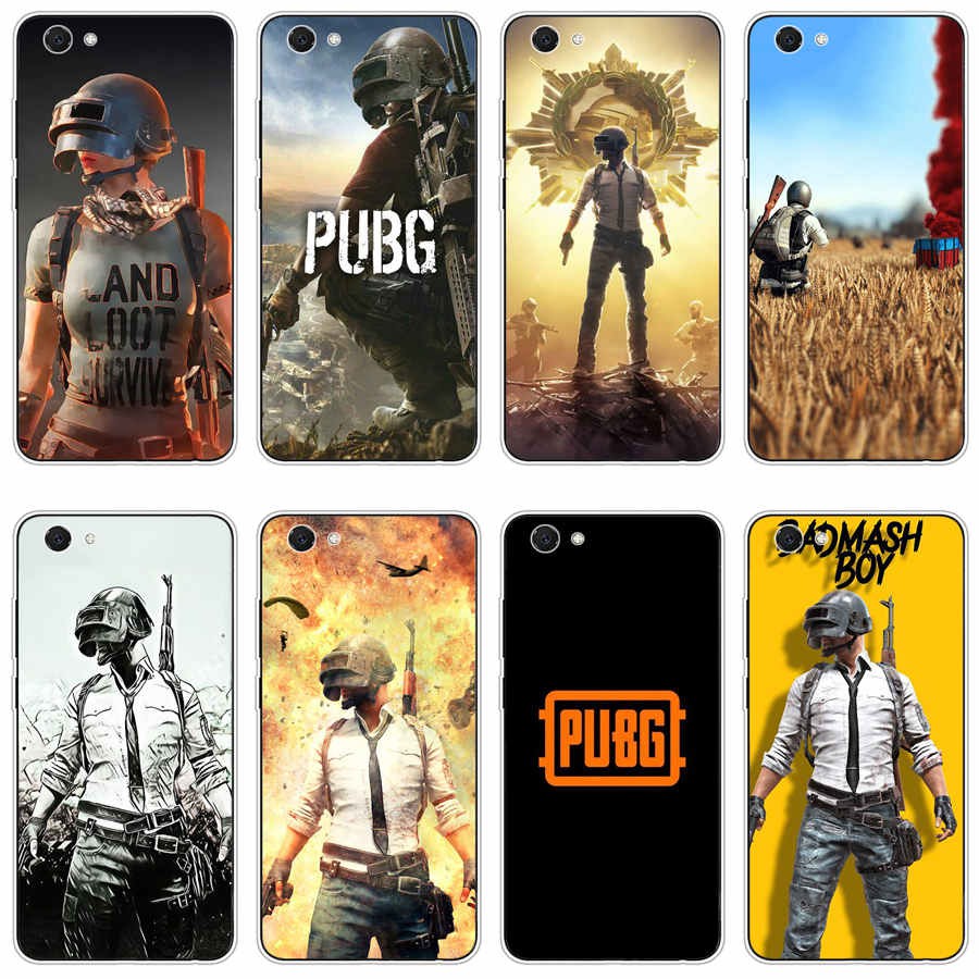 PUBG Ốp Lưng Điện Thoại Thời Trang Dành Cho Vivo Y71 Y81 Z1 Pro Y19 Y15 2020 Y95 Y7I Y8I