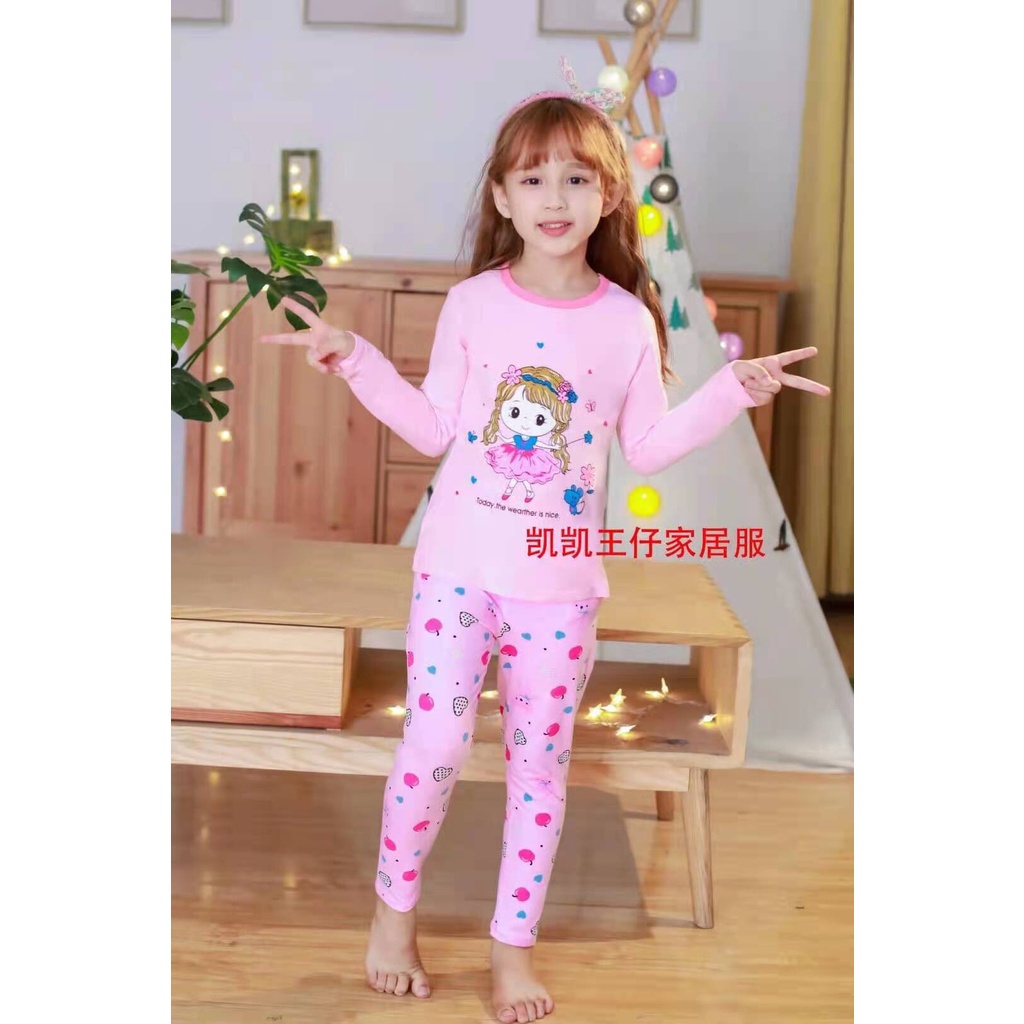 Bộ cotton dài tay bé trai, bé gái PiKa Kids cho bé từ 6-25kg