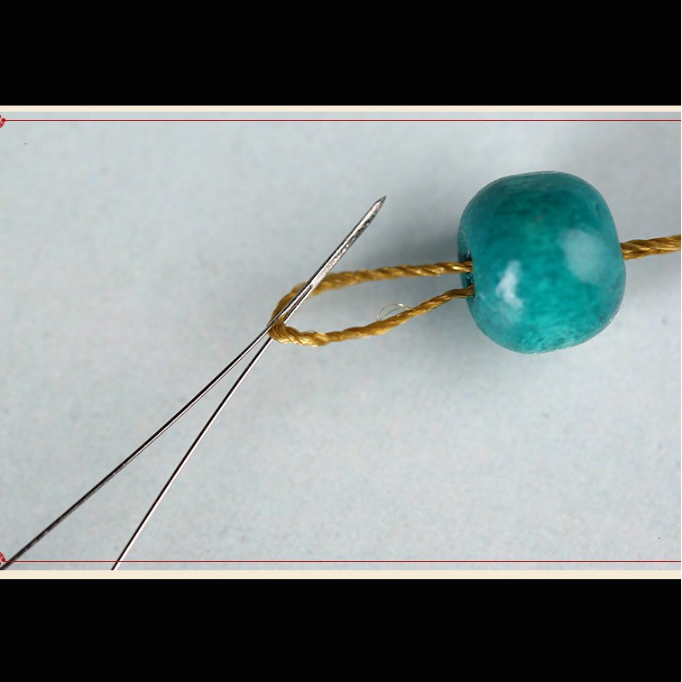 1 kim xỏ hạt 125mm kết cườm xỏ vòng công cụ hỗ trựo làm trâm làm trang sức cổ trang cosplay cổ phục